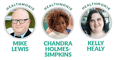 Healthmonix's Michael Lewis, Chandra Holmes-Simpkins & Kelly Healy